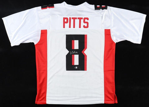 Kyle Pitts Signed Atlanta Falcons Jersey (Beckett) Pro Bowl Tight End - Ex-Gator