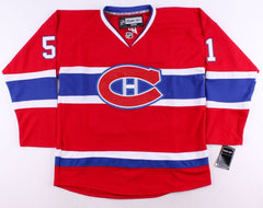 David Desharnais Signed Montreal Canadiens Reebok NHL style Jersey / Beckett COA