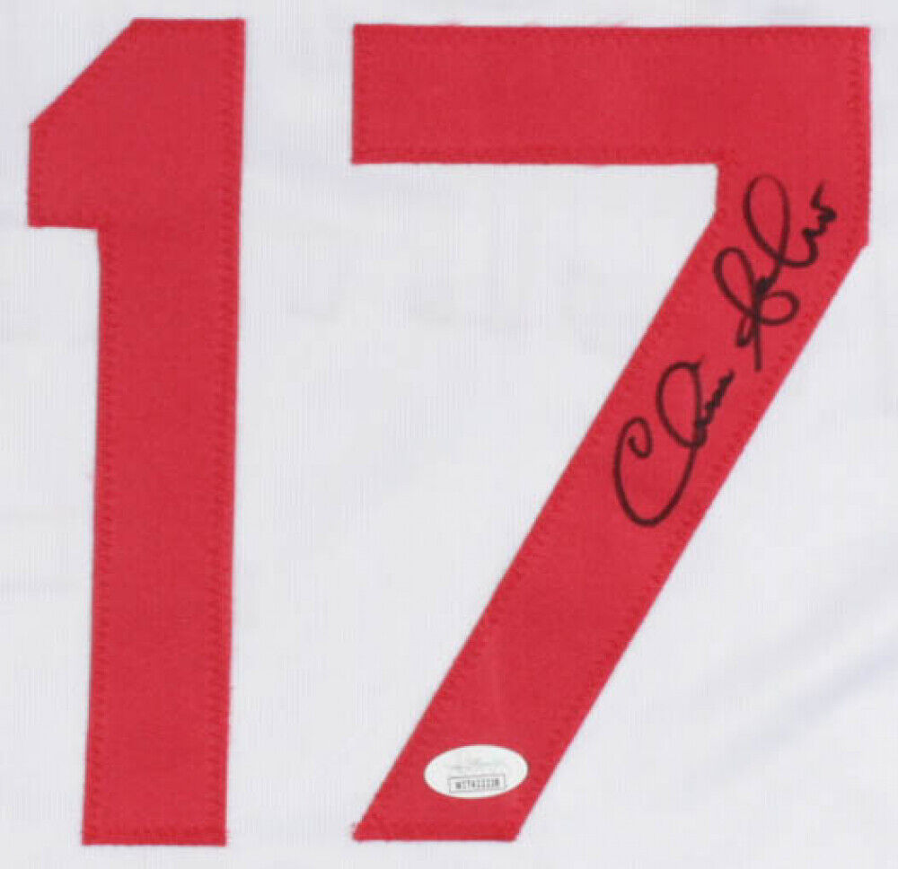 Chris Sabo Signed Cincinnati Reds Jersey (JSA COA) Rookie of the Year 1988