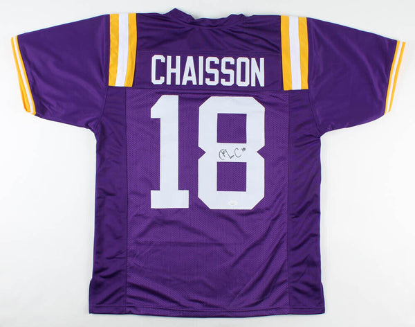 K'Lavon Chaisson Signed LSU Tigers Jersey (JSA COA) Jacksonville Jagua –