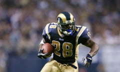 Marshall Faulk Signed Rams Jersey  (JSA COA) NFL Most Valuable Player (2000)
