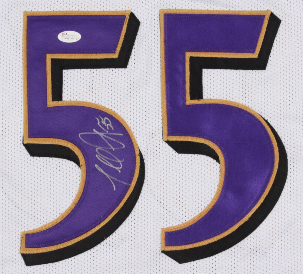 Terrell Suggs Signed Ravens Jersey (JSA COA) Baltimore's 7xPro