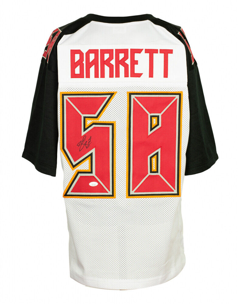 Shaquil Barrett Signed Tampa Bay Buccaneers White Jersey (JSA COA) Pro Bowl L.B