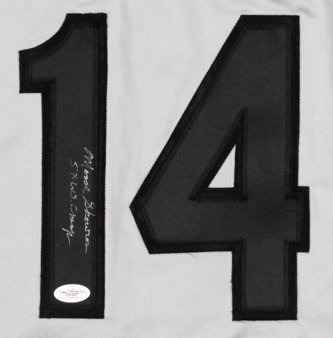 Bill "Moose" Skowron Signed Yankees Jersey Inscribed "5x W.S. Champs" (JSA COA)
