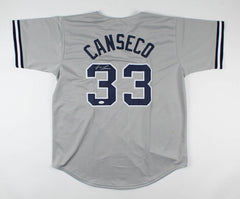 Jose Canseco Signed New York Yankees Jersey (JSA COA) Member 2000 World Champs