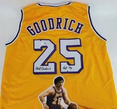 Gail Goodrich Signed Los Angeles Lakers Jersey (Beckett COA) 1972 NBA Champion