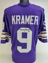 Tommy Kramer Signed Minnesota Vikings Jersey (PSA COA) QB / AKA Two Minute Tommy