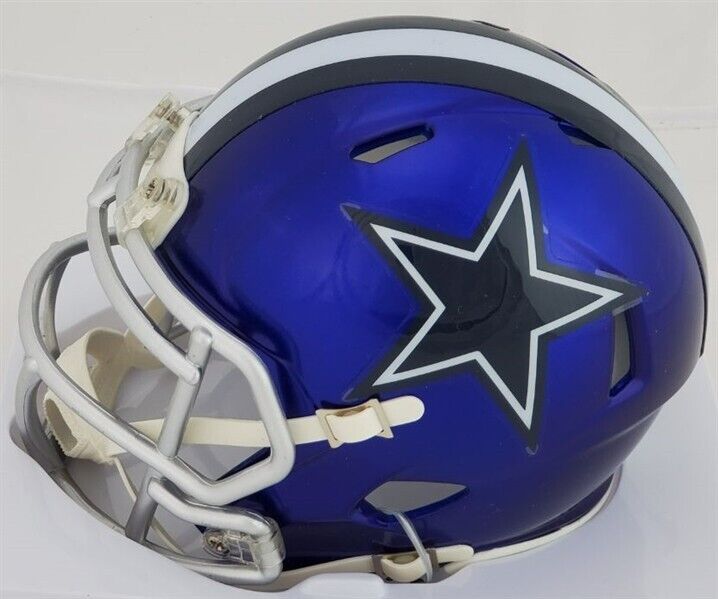 Ed "Too Tall" Jones Signed Dallas Cowboys Mini-Helmet (JSA COA) 3xPro Bowl DE