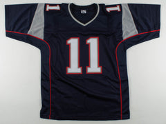 Drew Bledsoe Signed New England Patriots Jersey (JSA COA) Super Bowl XXXVI Q B
