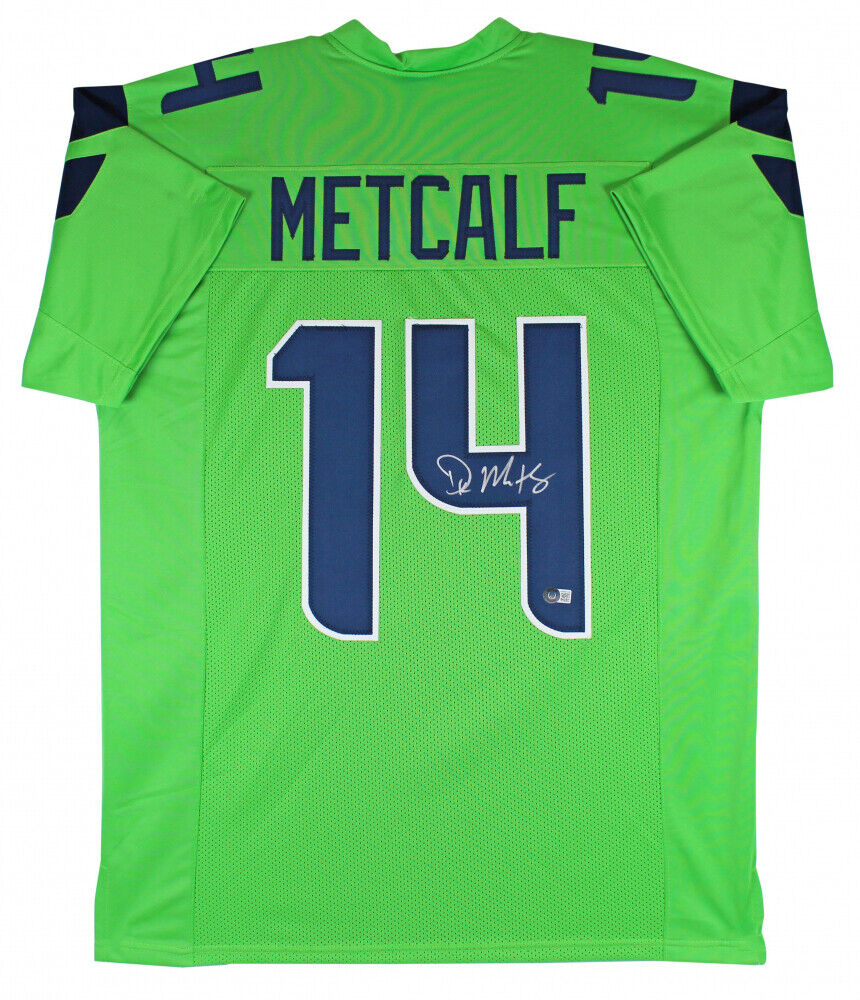 D. K. Metcalf Signed Seahawks Jersey (Beckett) Seattle 2nd Rd Pick 2019 Ole Miss
