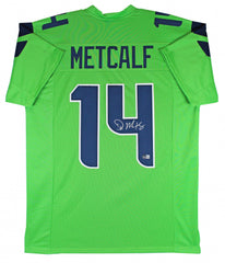 D. K. Metcalf Signed Seahawks Jersey (Beckett) Seattle 2nd Rd Pick 2019 Ole Miss