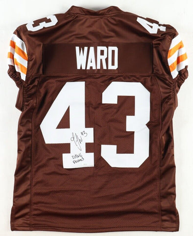 T. J. Ward Signed Cleveland Browns Jersey (JSA COA) 3xPro Bowl Defensive Back