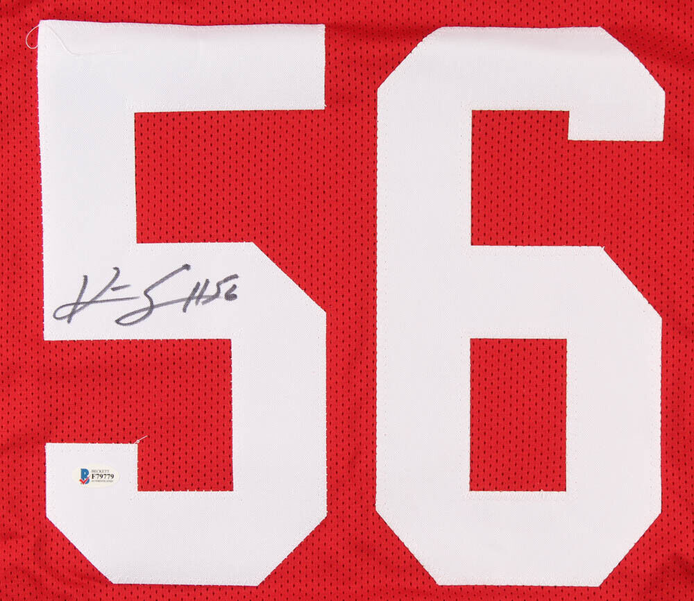 Kwon Alexander Signed San Francisco 49ers Jersey (Beckett COA) Former –