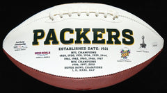 Jayden Reed Signed Green Bay Packers Logo Football (JSA COA) 2022 Rookie W.R