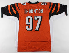 John Thornton Signed Bengals Jersey Inscribed Thanks 4 Everything & See Ya Soon