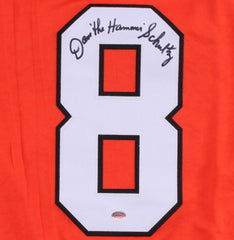 Dave Schultz Signed Philadelphia Flyers Jersey Inscribed "The Hammer" (SI Holo)