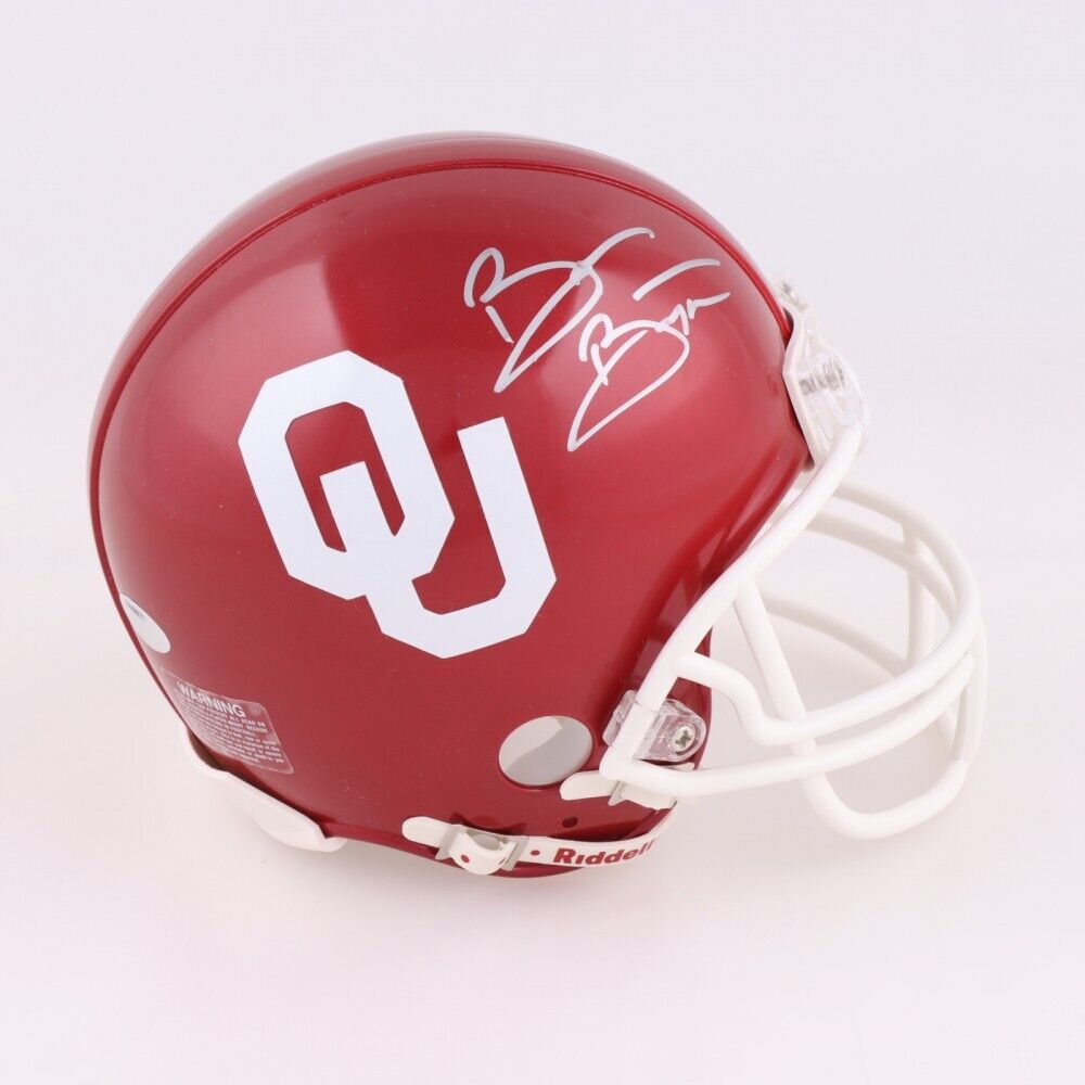 Brian Bosworth Signed Oklahoma Sooner Mini Helmet (Schwartz