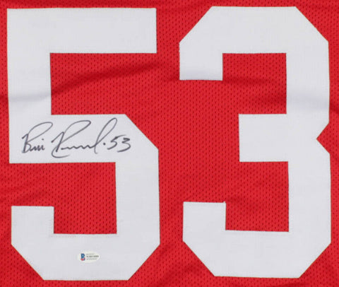 Bill Romanowski Signed Francisco 49ers Jersey (Beckett Holo) 4xSuper Bowl Champ