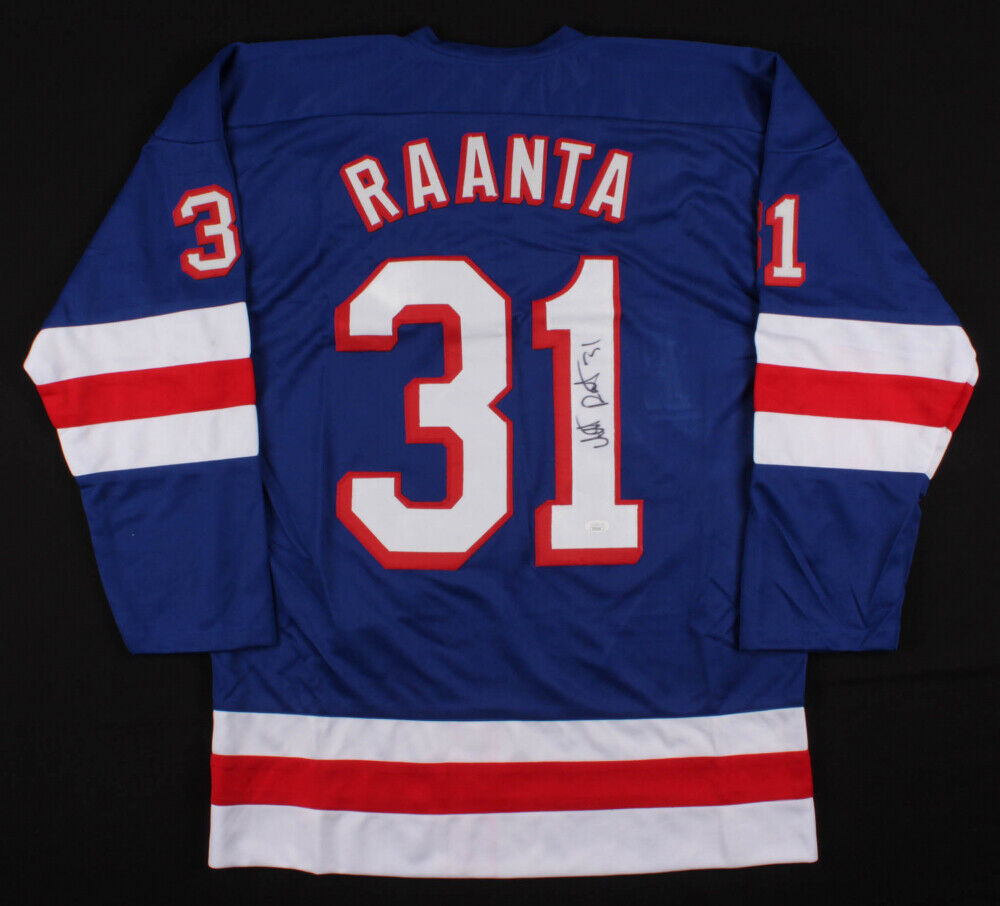 Antti Raanta Signed New York Rangers Jersey (JSA COA) 2015 Stanley Cup Champion