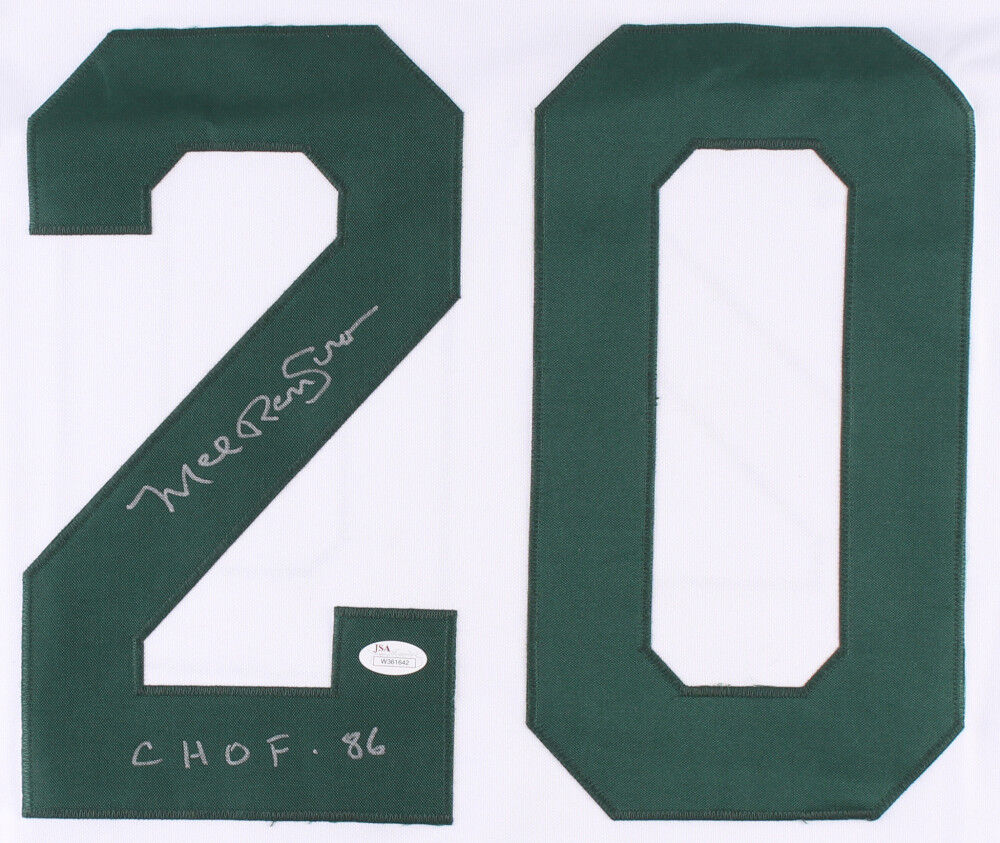 Mel Renfro Signed Oregon Ducks Jersey Inscribed 'CHOF 86' (JSA COA) Co –