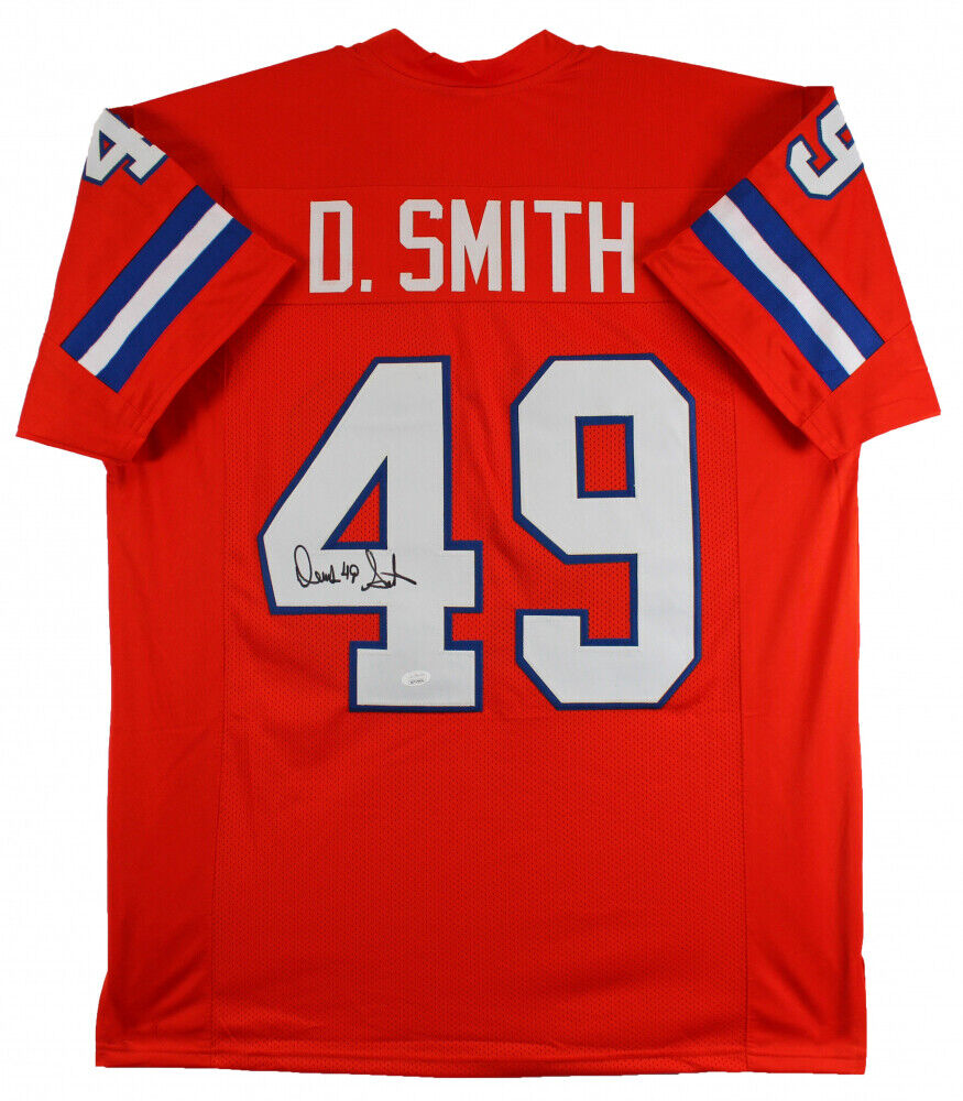 Dennis Smith Denver Broncos Jersey (JSA COA) Denver Defensive Back (19 –