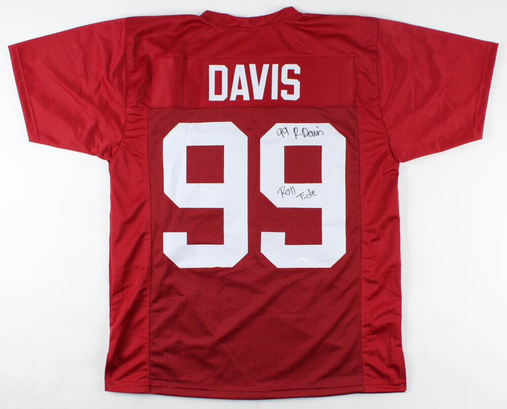 Raekwon Davis Signed Alabama Crimson Tide Jersey Inscribed Roll Tide (JSA  COA)