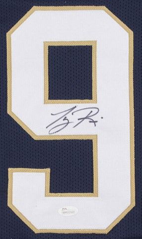 Tony Rice Signed Notre Dame Fighting Irish Jersey (JSA COA)Heisman Finalist 1989