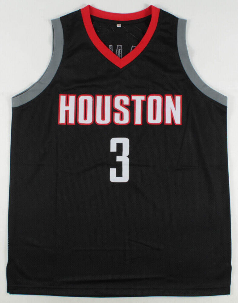 Steve Francis Signed Houston Rockets Black Jersey (JSA COA) 3xAll Star –