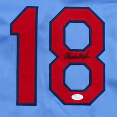 Andy Van Slyke Signed Cardinals Jersey (JSA COA) 3×All-Star (1988, 1992, 1993)