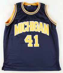 Glen Rice Signed Michigan Wolverines Jersey "Final 4 MOP & 89 Champs" (Beckett)