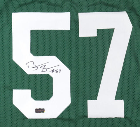 Bart Scott Signed New York Jets Jersey (Radtke COA) 2006 Pro Bowl Linebacker