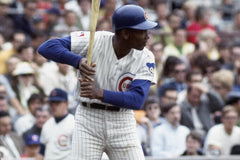 Ernie Banks Signed OML Baseball (MLB Hologram) 500 Home Run Club Member HOF 1977