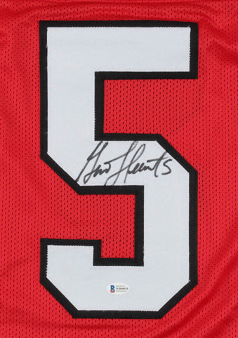 Garrison Hearst Signed Georgia Bulldogs Jersey (Beckett COA) 93 Citrus Bowl MVP