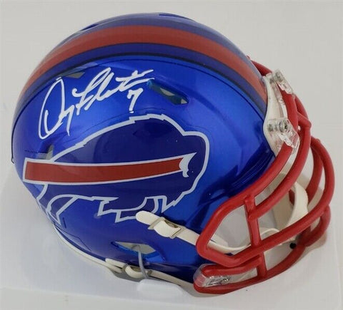Doug Flutie Signed Buffalo Bills Mini Helmet (Beckett) 1998 Comeback Player Year
