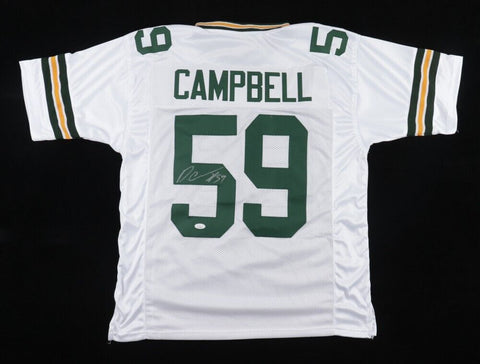 De'Vondre Campbell Signed Green Bay Packers White Jersey (JSA COA) 2021 All Pro
