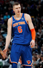 Kristaps Porzingis Signed New York Knicks Jersey (Steiner & Fanatics Holograms)