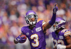 Jordan Addison Signed Minnesota Vikings Jersey (Beckett) 2023 1st Round Pick WR
