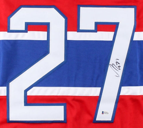 Alex Galchenyuk Signed Canadiens Jersey(Beckett) 3rd overall pick,2012 NHL Draft