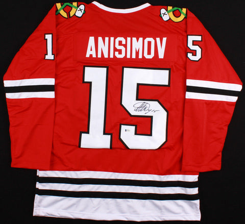 Artem Anisimov Signed Blackhawks Jersey (Beckett) Playing career 2005–present