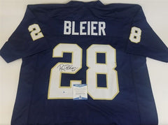 Rocky Bleier Signed Notre Dame Fighting Irish Jersey (Beckett COA) Steelers R.B.