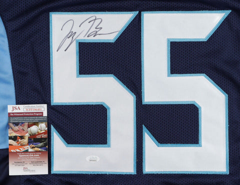 Jayon Brown Signed Tennesee Titans Jersey (JSA COA) Draft Pick 2017 Linebacker