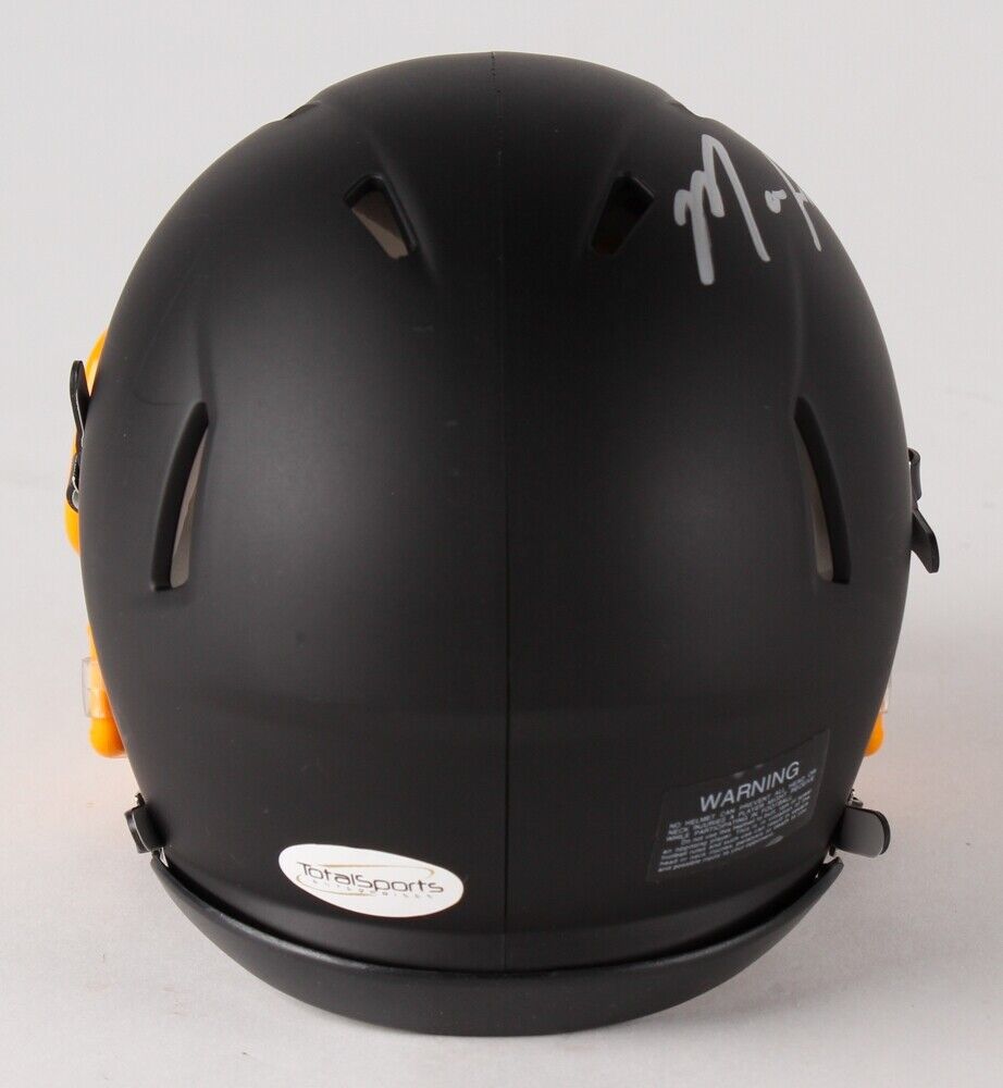 Markus Wheaton Signed Steelers Custom Matte Black Speed Ice Mini-Helmet TSE COA