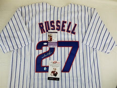 Addison Russell Signed Pinstriped Chicago Cubs Jersey (JSA COA) 2016 All Star