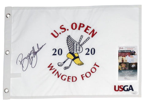 Bryson DeChambeau Signed 2020 US Open Pin Flag (JSA COA) Bryson's 1st Majors Win