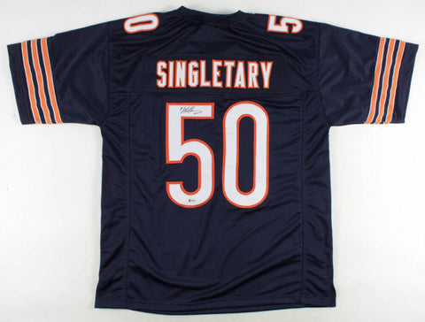 Mike Singletary Signed Bears Jersey (Beckett Hologram) Super Bowl XX Linebacker