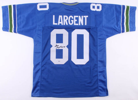 Steve Largent HOF 95 Autographed Seattle Seahawks Authentic Jersey (