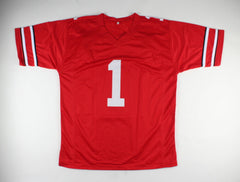 John Cooper Signed Ohio State Jersey Inscribed "CFHOF 2008" (Beckett COA)