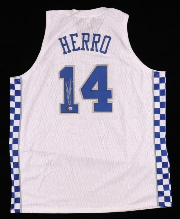 Friendly Confines Tyler Herro Heat Signed Miami Vice Specialty Style Jersey (Players Ink) Kentucky