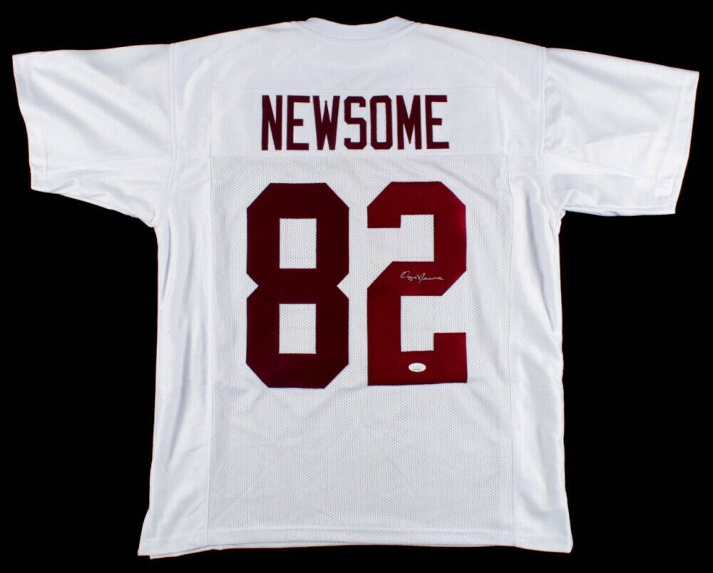 Ozzie Newsome Signed Alabama Crimson Tide Jersey (JSA COA) Cleveland Browns T,E,