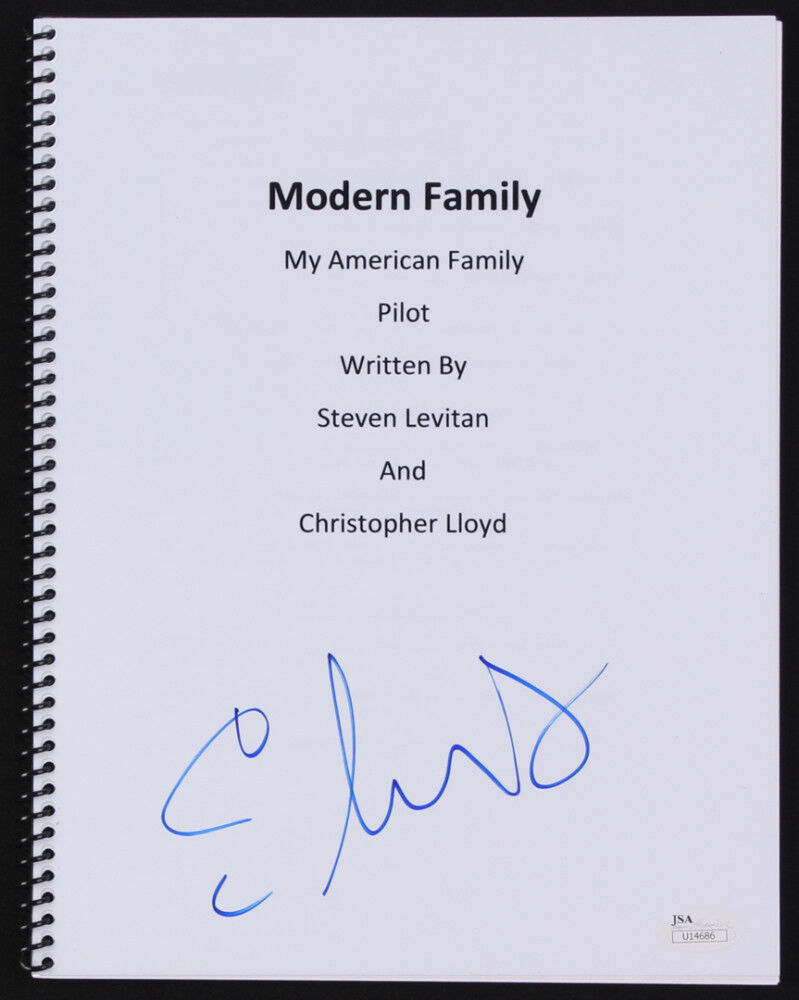 Eric Stonestreet Signed "Modern Family" Full Pilot Episode Script (JSA COA)